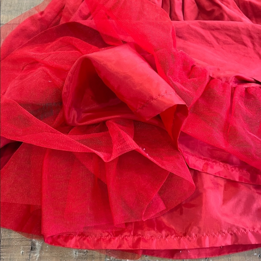 Janie and jack bow collar party dress girls size 5 formal holiday Christmas - Picture 4 of 7